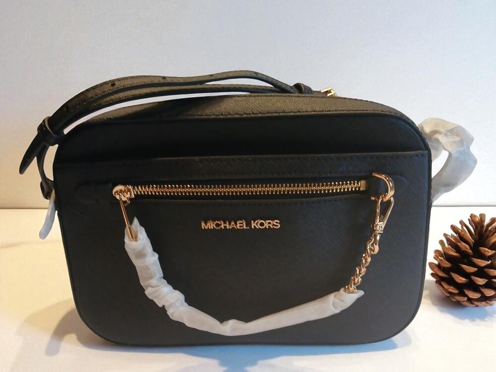 Michael Kors Jet Set Large Saffiano Leather Crossbody Bag - NWT